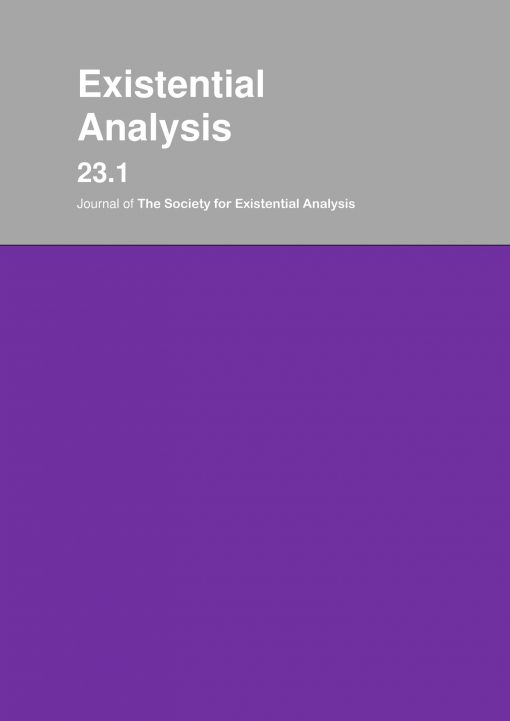 Existential Analysis Vol. 23.1 January 2012 - Hard Copy