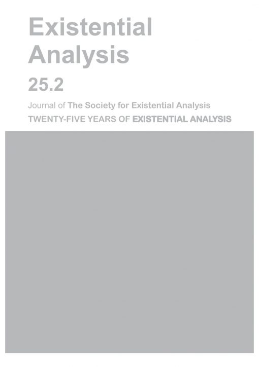 Existential Analysis Vol. 25.2 July 2014 - Hard Copy